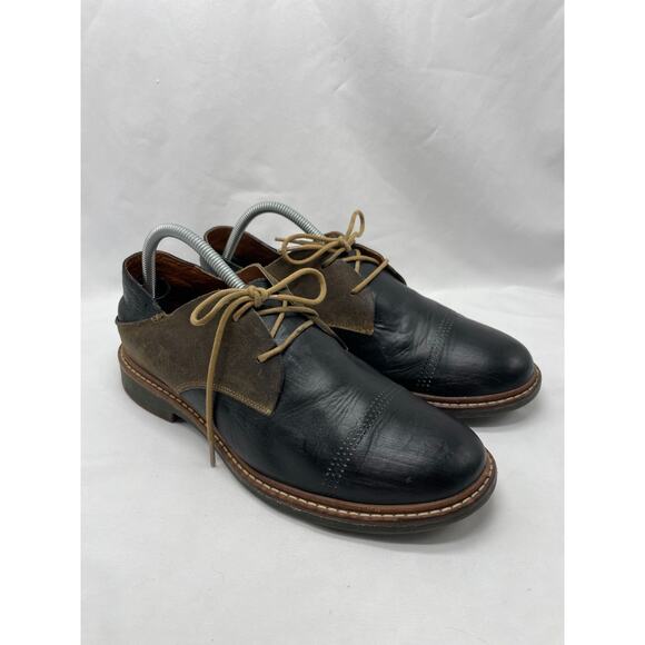 OluKai Walino Shoes Mens Size 10.5 Leather Lace Up Casual Oxford Comfort 10257 - Picture 3 of 10